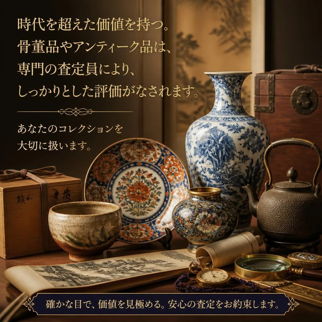 2. 骨董品やアンティーク品の買取もお任せ！