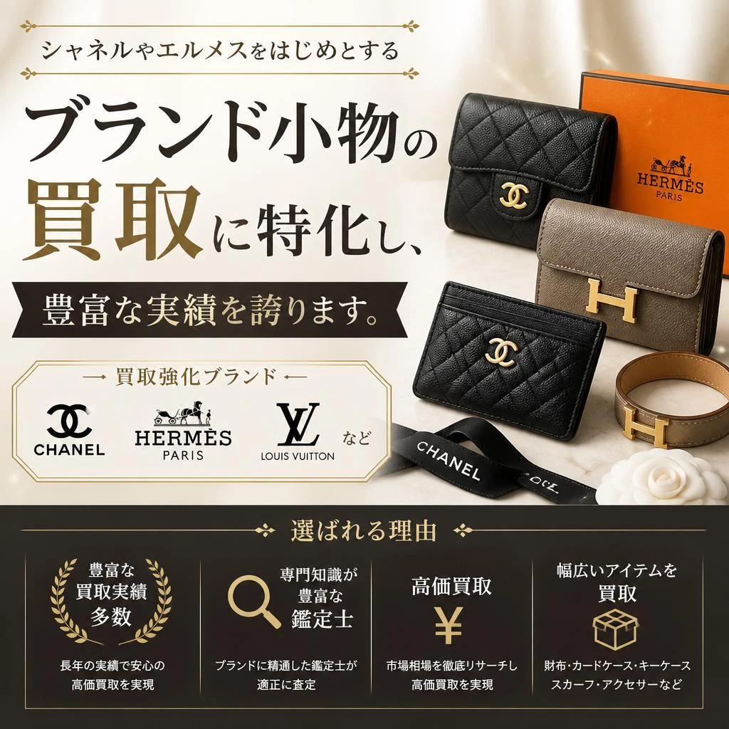 2. ブランド小物の買取専門店