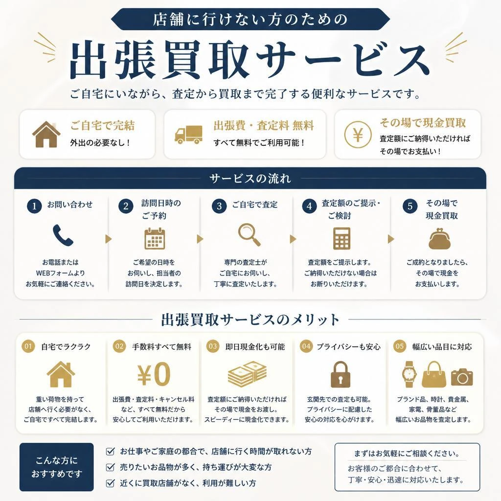 5. 出張買取サービスのご案内