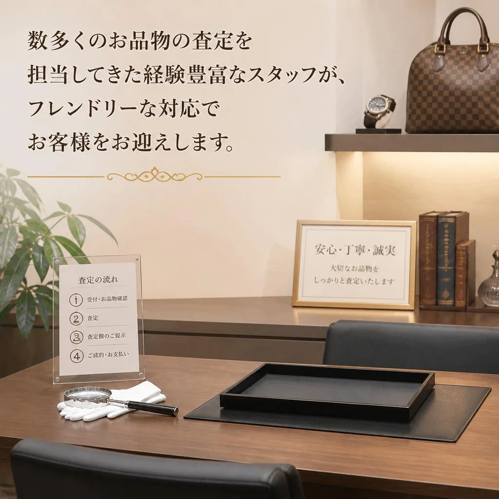 経験豊富なスタッフが対応