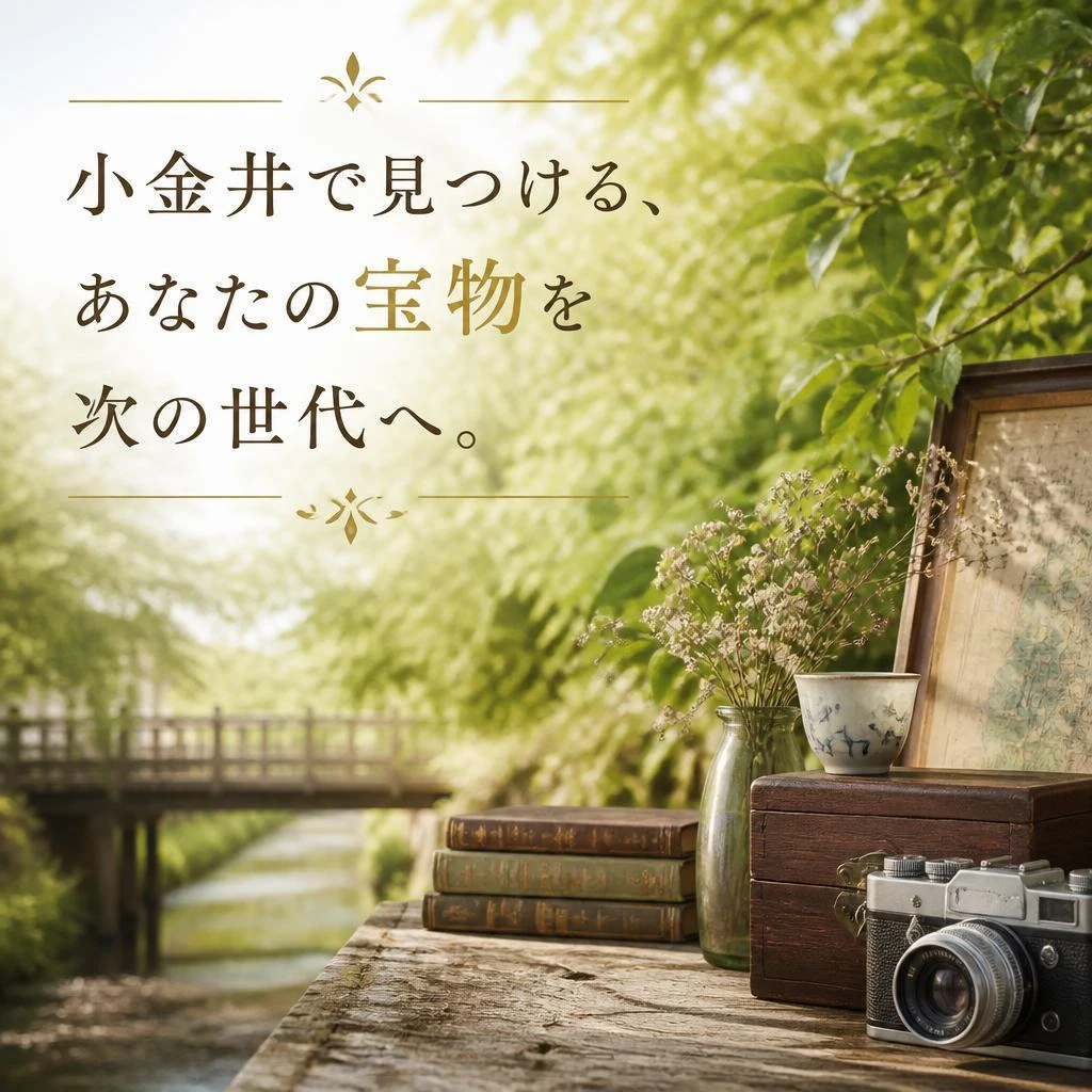小金井で見つける、あなたの宝物を次の世代へ。