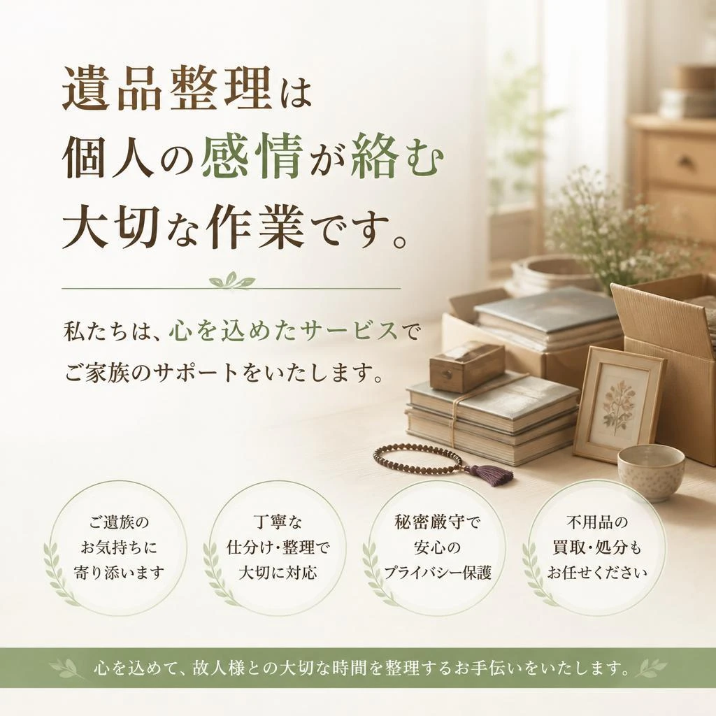 遺品整理サービスのご紹介